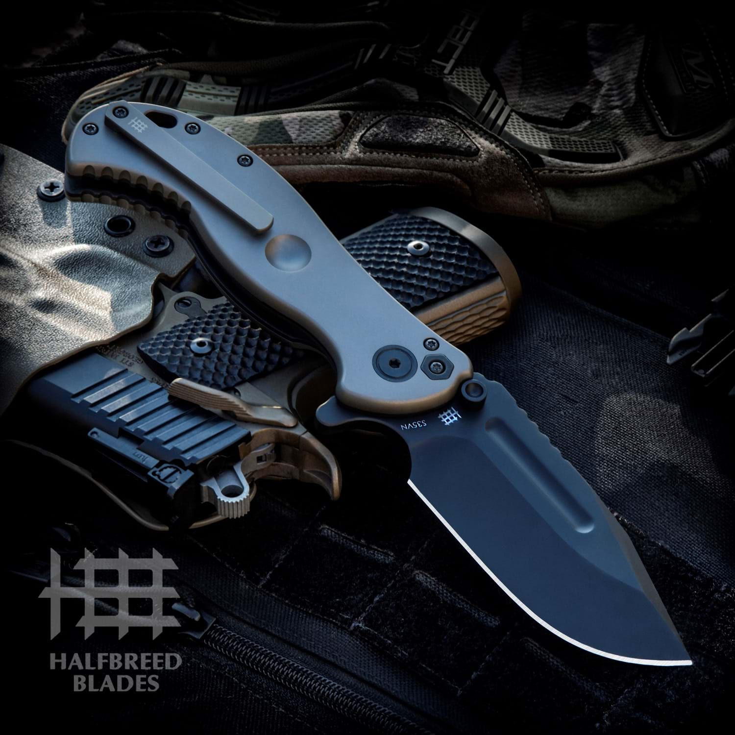 LBF-01 Large Bush Folder Knife | Melbourne | Halfbreed Blades